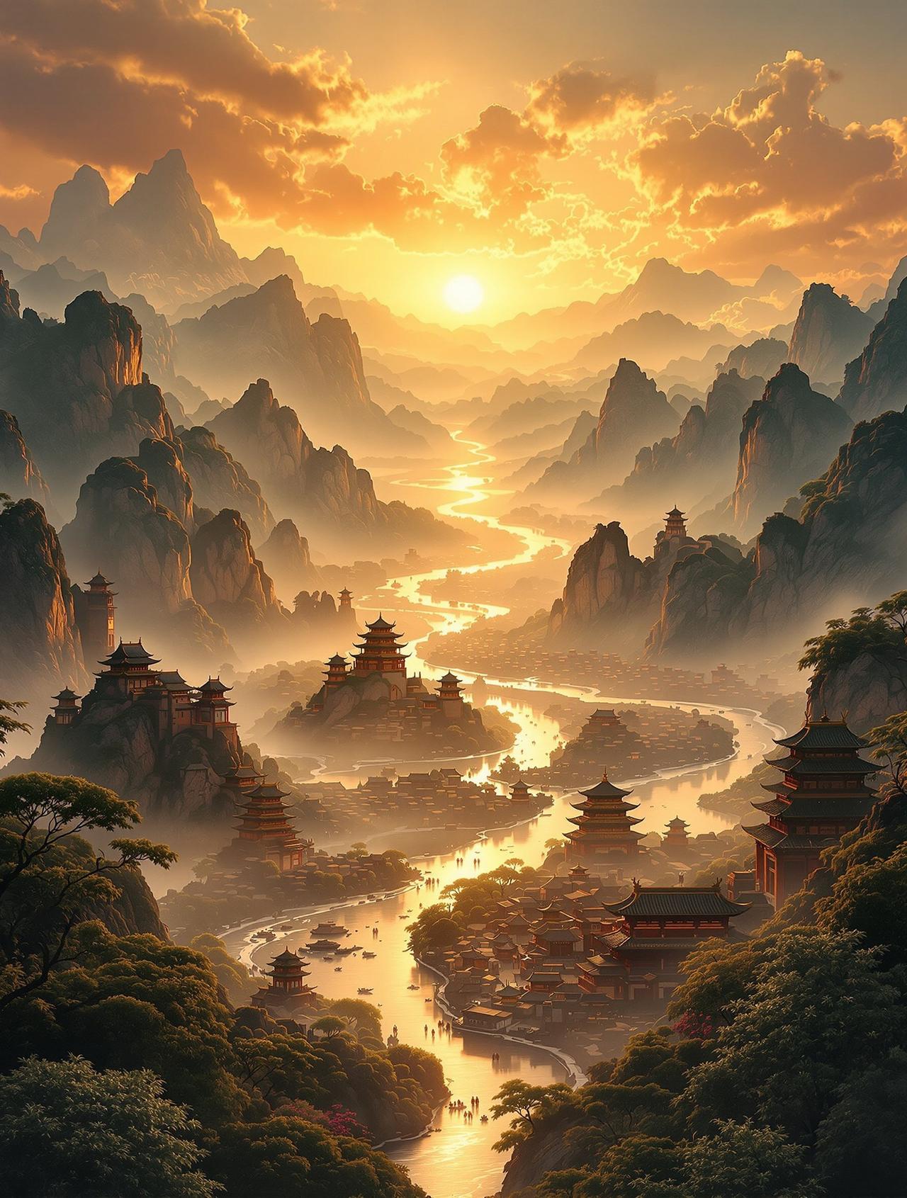 快播在线影院影视作品《山河岁月》海报